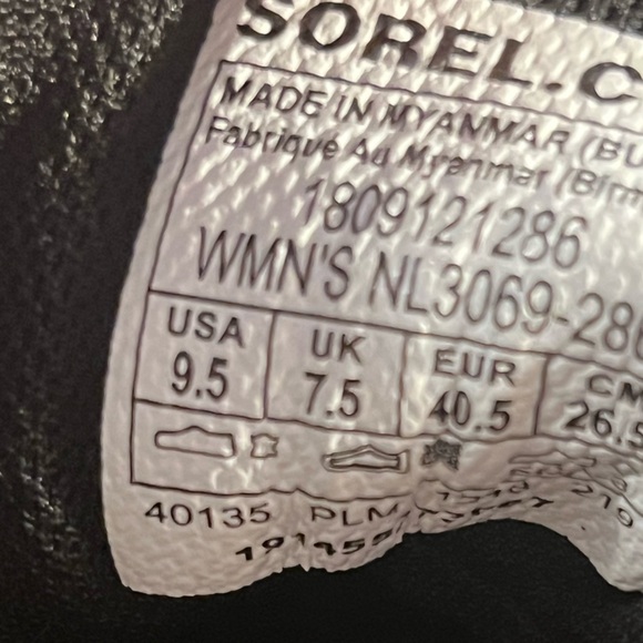 Sorel Women's Out 'N About Waterproof Lace Up Duck Boots 9.5 New Without Box - Picture 8 of 8